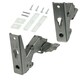 image 7 of SPARES2GO Integrated Hinges compatible with Hettich Fridge Freezer Door Hinge 3905 3362 3363 5.0 41,5 Silver