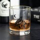image 3 of Perched Raven Drinking Glass Clear