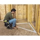 image 3 of Stanley Hand Tools Folding Square 1220mm (48in) - Multi Colour - 48 x 48 x 68in (122 x 122 x 172cm)