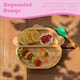 image 2 of Tiny Dining Children's Bamboo Suction Monkey Dinner Set - Blue