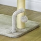 image 10 of PawHut Cat Tree Tower Scratcher with Bed for Indoor Cats, Light Grey