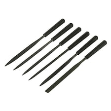 Stanley Hand Tools Needle File Set 6 Piece 150mm (6in) - Multi Colour - One Size