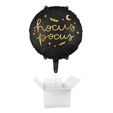 Hocus Pocus Halloween Helium Foil Balloon - Inflated Balloon in a Box