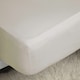 image 2 of Belledorm 200 Thread Count Cotton Percale Extra Deep Fitted Sheet - Ivory - Superking
