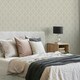 image 1 of Sublime Art Deco Geometric Natural Wallpaper Brown | Beige
