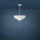 image 3 of EGLO Carvario Glass Pendant Chandelier Light Silver