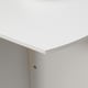image 9 of HOMCOM Foldable Dining Table Compact Drop Leaf Table for Kitchen White White