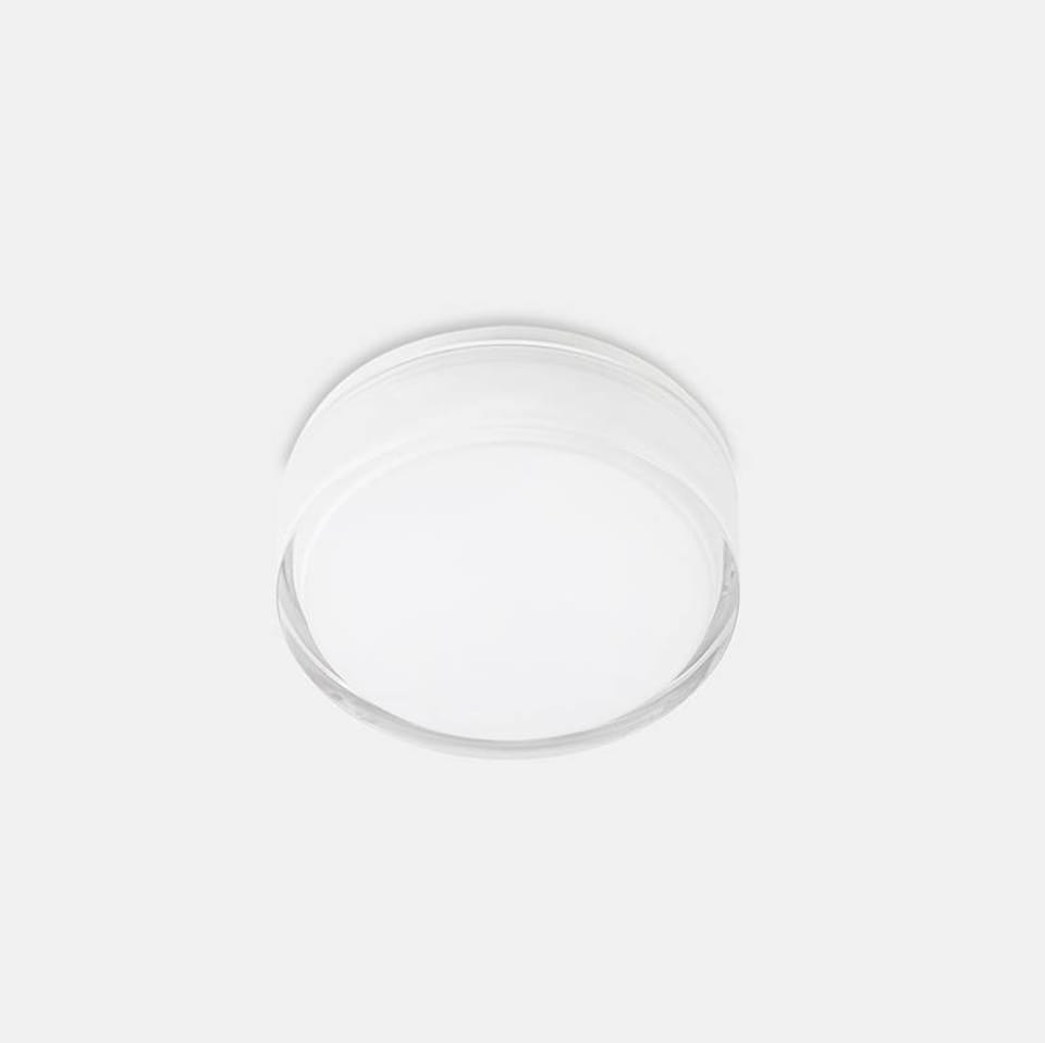 Vetro Bathroom LED Round Flush Ceiling Light White 25.1cm 2400lm 3000K IP44