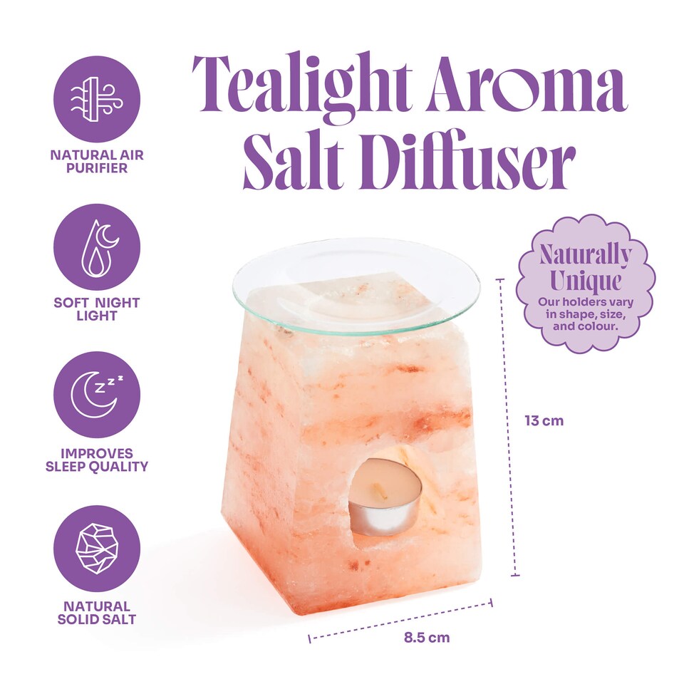 image 1 of Myga Himalayan Salt Tealight Holder - Aroma Cave