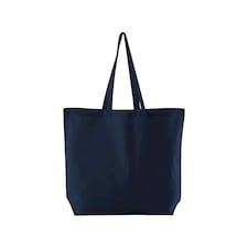 Westford Mill Organic Cotton Maxi Tote Bag - French Navy - One Size | Blue