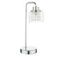 image 1 of Yarrow Polished Chrome & Glass Table Lamp