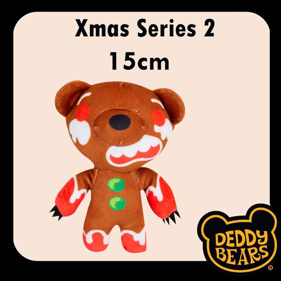 image 1 of vfm-estore Deddy Bears Gingerbear Soft Toy 14 x 15 x 8 cm Coffin Box