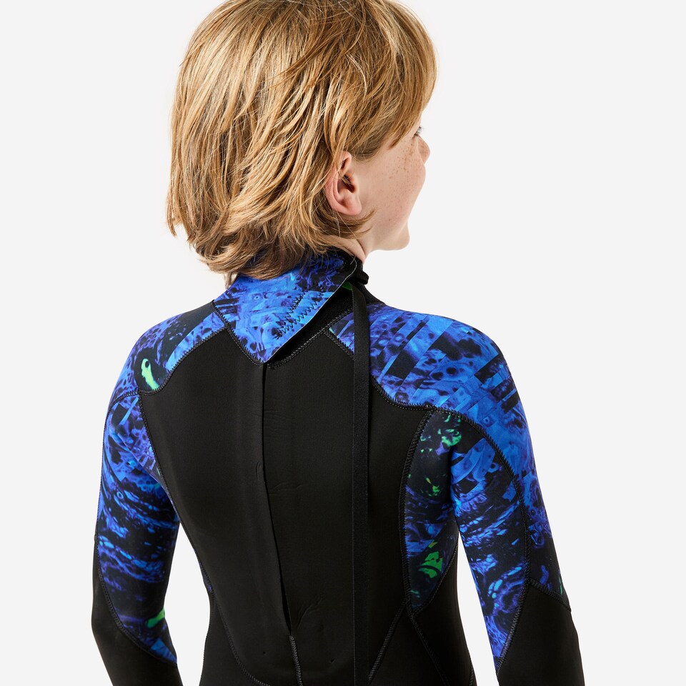 image 1 of Decathlon BOY’S SURFING WETSUIT 500 4/3 MM VORTEX