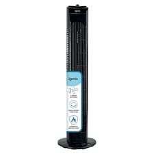 Igenix DF0029BL Tower Fan, Oscillating, 29 Inch, 3 Speed Settings with Auto Shut Off, Black