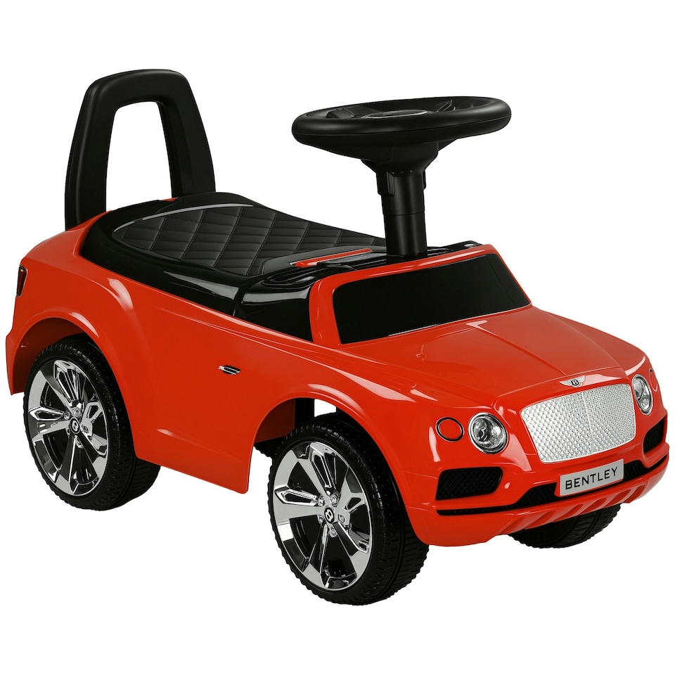image 1 of AIYAPLAY Bentley Licensed Ride on Car, Foot to Floor w/ Music Horn - Red