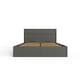 image 7 of End Lift Ottoman Storage Bed King Grey | Grey | Grey