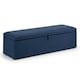 image 3 of Premium Ocean Blue Fabric Blanket Box