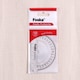 image 3 of 10cm Plastic 180 Degree Protractor