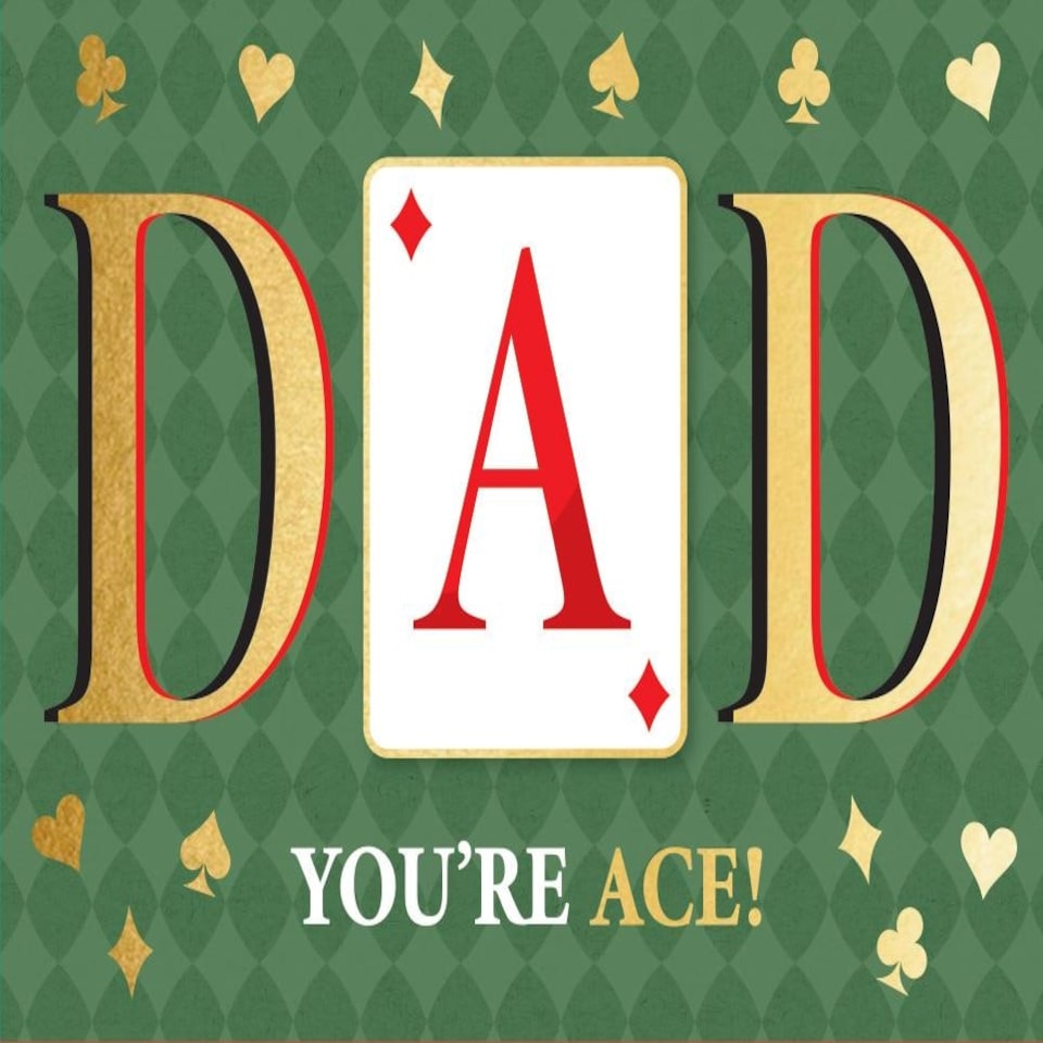 image 1 of Dad You're Ace Magical Fun Surprise! Pop Up Father's Day Card