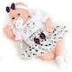 image 1 of BiBi Doll 17" Jasmine Reborn Baby Doll Girl With Toy Dummy & Bottle