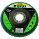 image 3 of 60 Grit Zirconium Flap Discs for Sanding Grinding Removal 4-1/2" Grinder 10pc