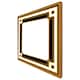 image 5 of Art deco black & gold (Picture Frame) White | S
