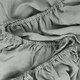 image 5 of OHS Plain Soft Microfibre 30cm Deep Fitted Bed Sheet, Single - Grey
