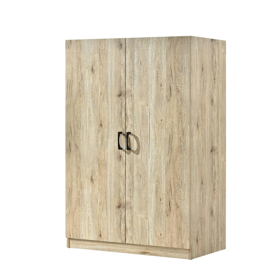 image 1 of Highbury 2 Door Double Wardrobe Brown | Sanremo Oak