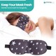 image 8 of 3D Stars Printed Sleep Eye Mask with Adjustable Strap