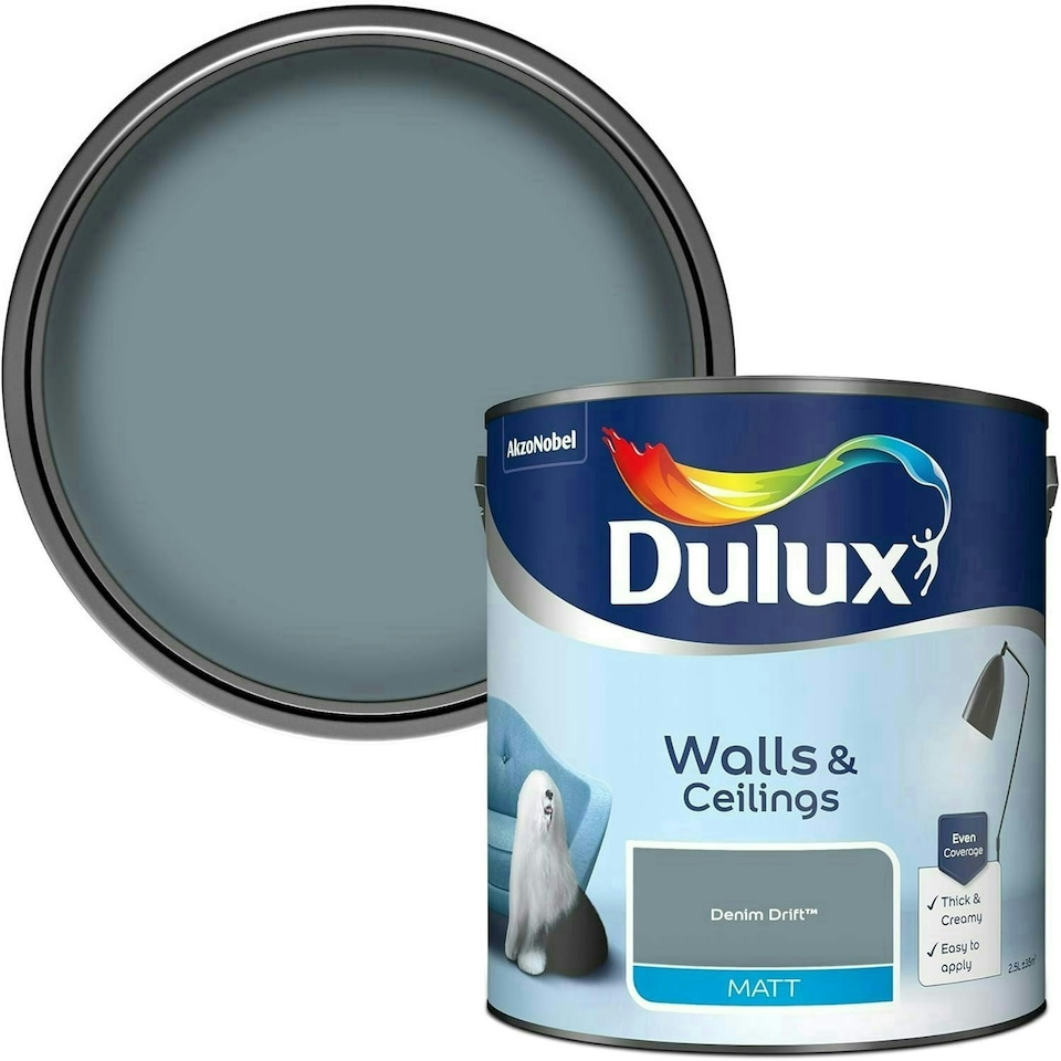 image 1 of Dulux Matt Denim Drift 2.5L