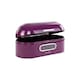 image 1 of CALITEK Retro Bread Bin Round Top Kitchen Counter Coated Carbon Steel Purple