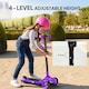 image 6 of AIYAPLAY Electric Scooter for Age 6-10, 3 Wheel Foldable Kids Scooter | Purple