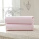 image 2 of Clair de Lune 2 Pack Pram/Crib Sheets - Pink