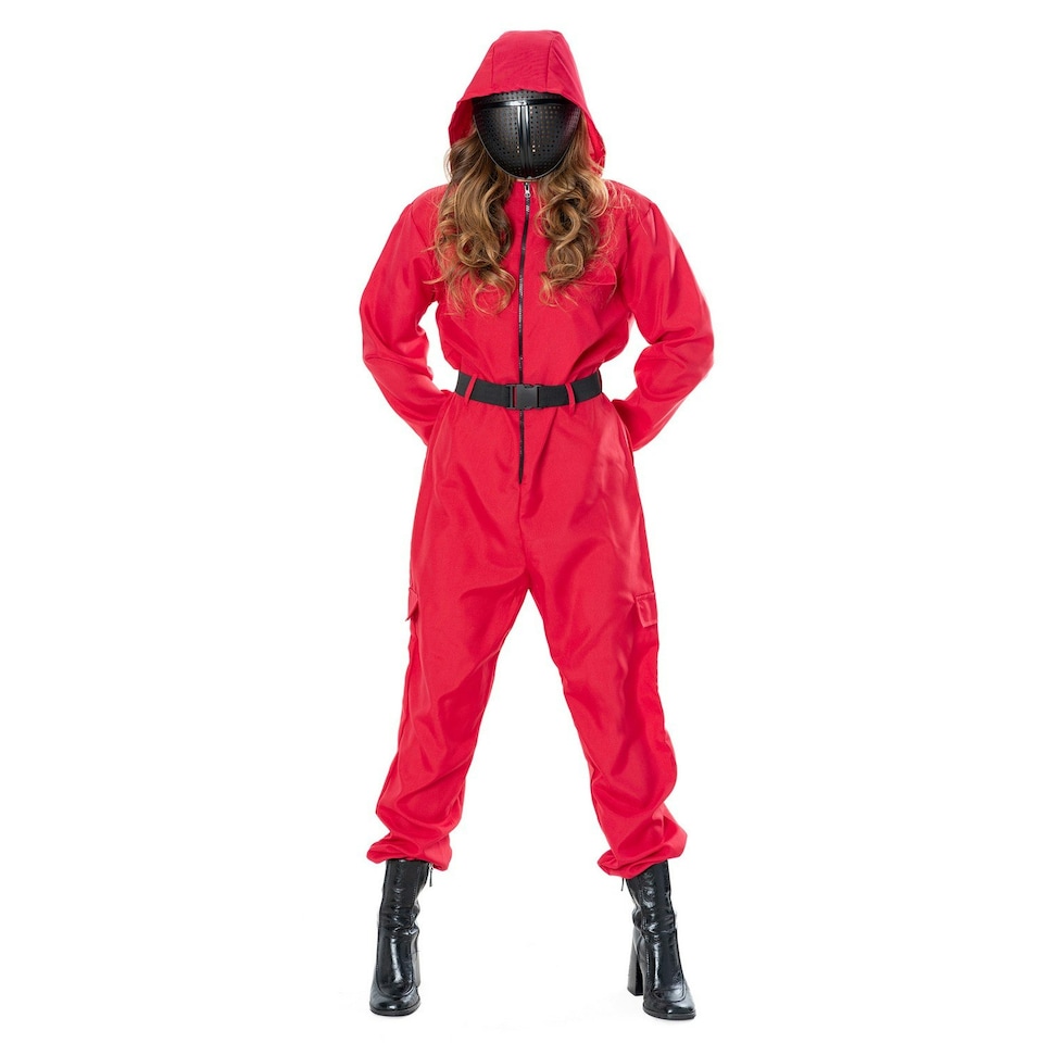 image 1 of Bristol Novelty Unisex Adult The Gamer Suit Costume - Red/Black - M M