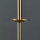 image 1 of ValueLights Traditional Style Antique Brass Sconce Floor Lamp With Beige Gold Drum Shade