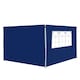 image 1 of Outsunny 3 Meters Gazebo Replaceable Exchangeable Side Panel Wall Panels Walls With Window, Blue