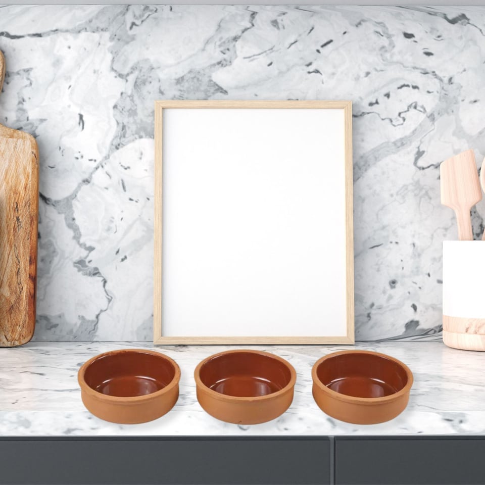 image 1 of 3-Pcs Spanish Ceramic Tapas Serving Bowls