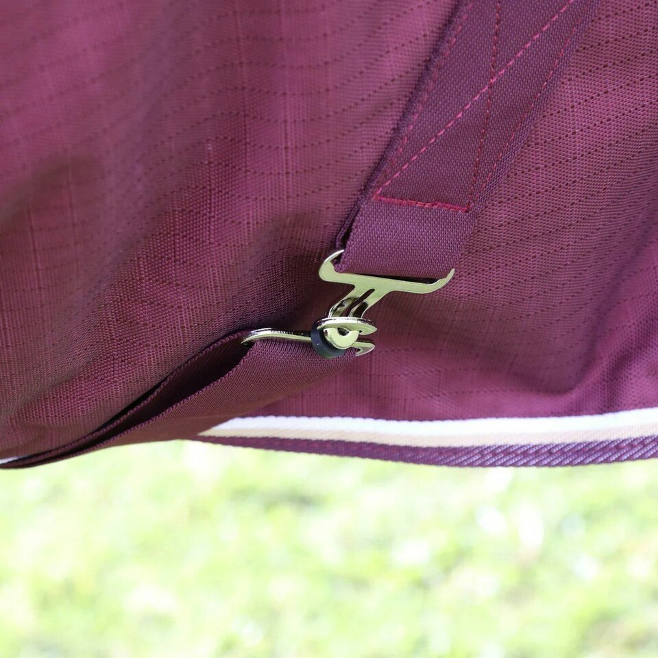 image 1 of Highlander Plus Standard-Neck 100g Horse Turnout Rug - Maroon - 5´ 3"