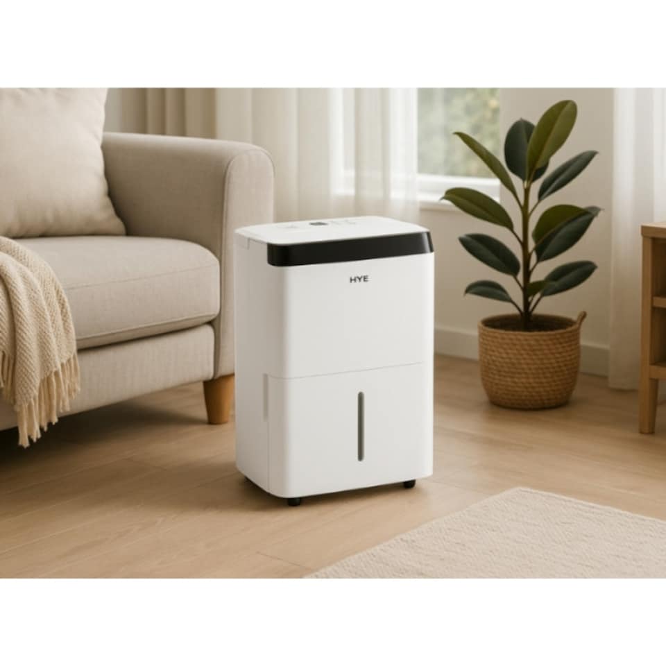 image 1 of HYE 3.4L Portable Dehumidifier with 5 Modes, 20L/Day, 24hr Timer - White SA01DH20L02