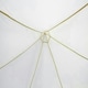 image 4 of Harlington Deluxe Steel Frame Gazebo With Roof Canopy In Charcoal