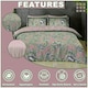 image 5 of Imogen Floral Printed Duvet Cover Set Reversible Polycotton Beddings Pink | King