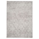 image 1 of Beige Grey Distressed Geometric Trellis Washable Living Room Area Rug-120x170cm Cream