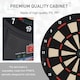 image 7 of HOMCOM Electronic Hanging Dartboard LED Digital Score Set 27 Games and 202 Variations with 12 Soft Tip Darts