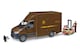 image 4 of Bruder MB Sprinter UPS with driver and accessories Delivery Vehicle Playset