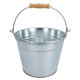 image 2 of 5L Galvanised Steel Metal Bucket Pail Water Coal Greenhouse Garden Plant 10PK
