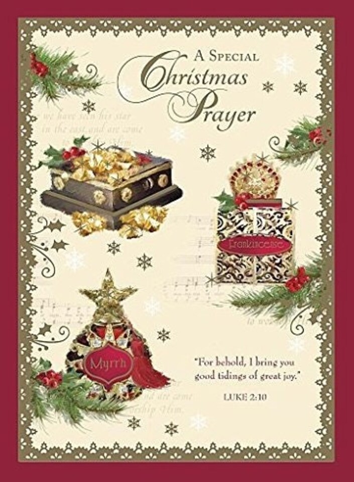 image 1 of A Special Christmas Prayer Quality Christmas Greeting Card