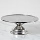 image 6 of GEEZY Stainless Steel Cake Stand Pastry Plate Serving Dish 33 cm