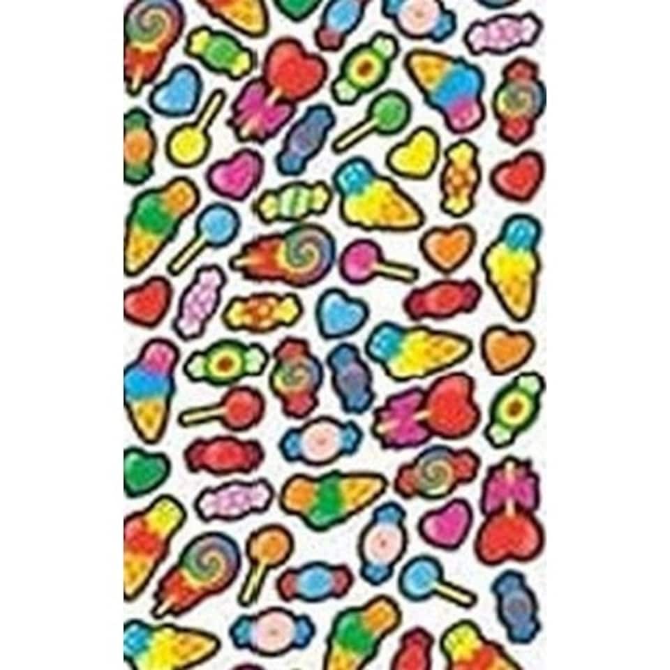 image 1 of Sweets Sparkle Glitter Stickers - Multicoloured - One Size