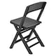 image 6 of Anthracite Plastic Dining Table & Folding Chairs | Black | 7
