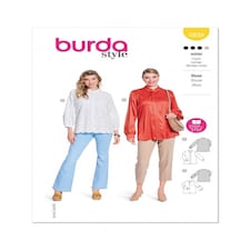 Burda 5839 Paper Sewing Pattern – Women’s Top, Sizes 18–28 (44–54), Intermediate